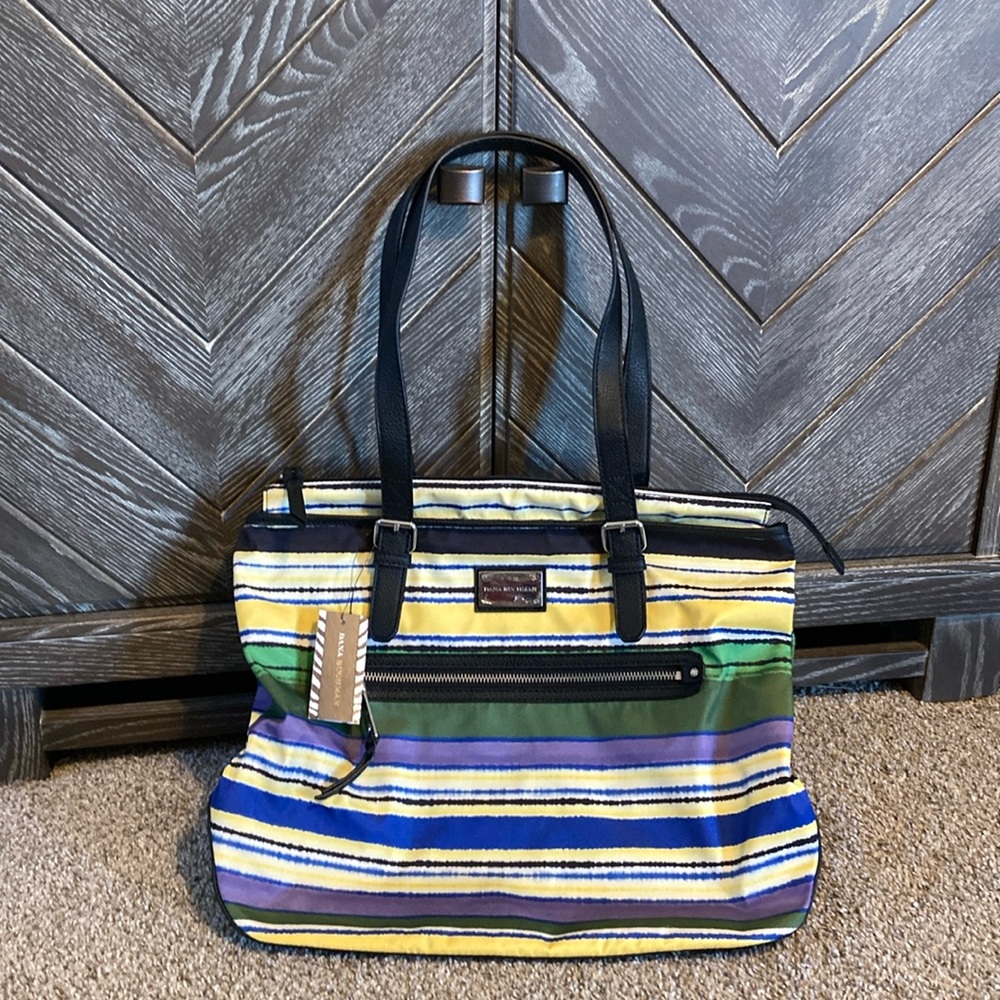 Dana Buchman watercolor oversized shoulder bag. NWT,